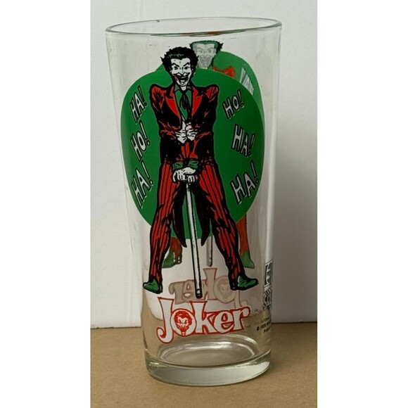 Joker DC Comics Pepsi Super Series Collector Glass 1976 Moon Vintage 70s Villain - Picture 5 of 10